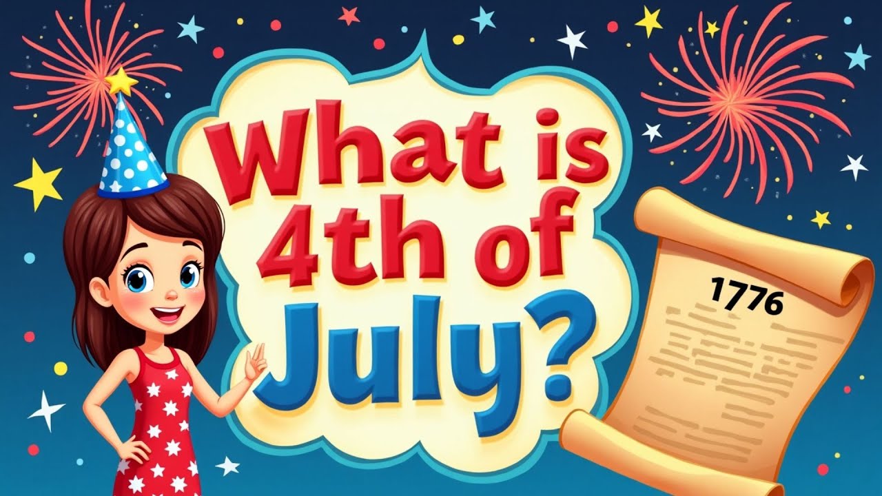 What Is the 4th of July? | Independence Day for Kids! | Fireworks, Freedom, Fun Facts &Song! 🇺🇸