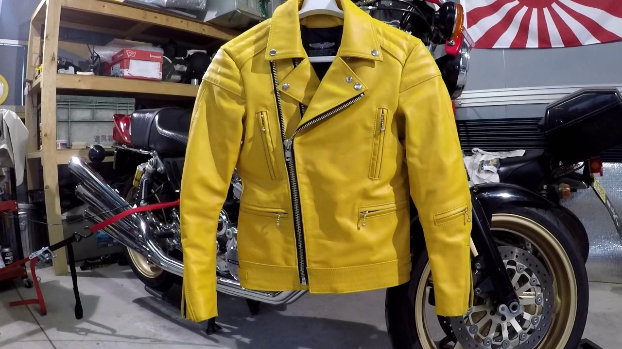 オーダーメイドライダース STARJIS LEATHER STUDIO 3着目はイエロージャケット