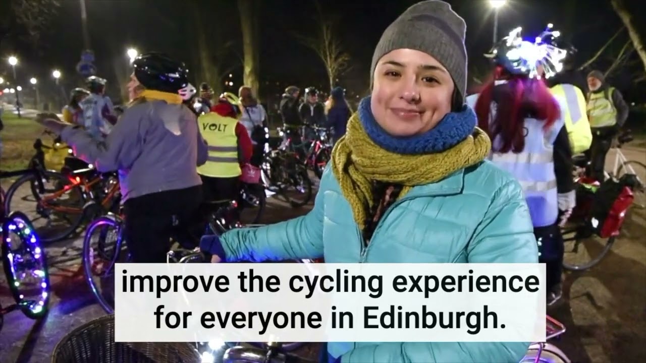 Campaigning for cycling in Edinburgh