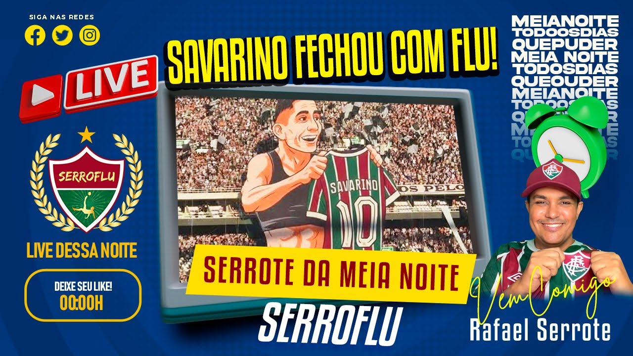 SERROTE DA MEIA NOITE - SAVARINO FECHOU DO NADA????
