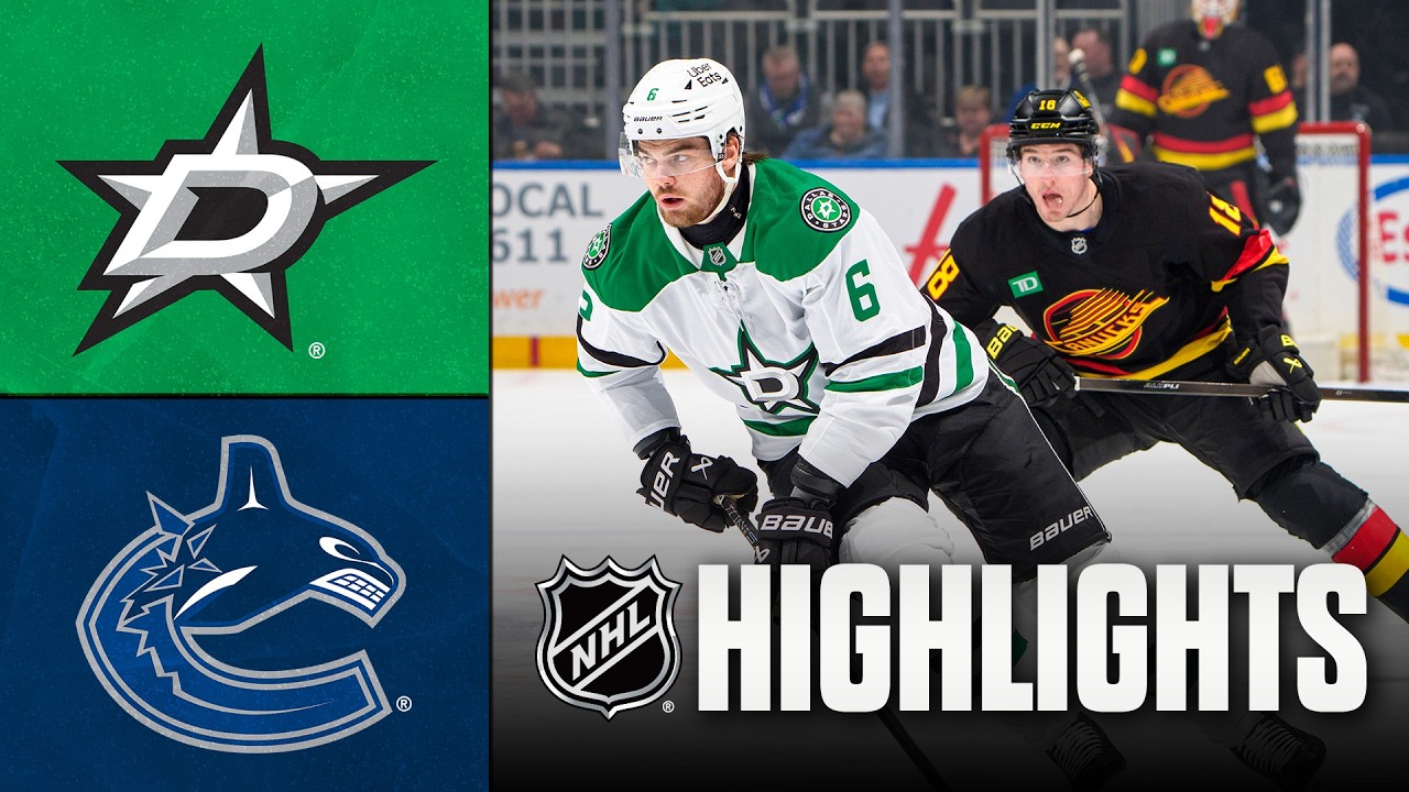 Stars vs. Canucks | NHL Highlights | March 02, 2026