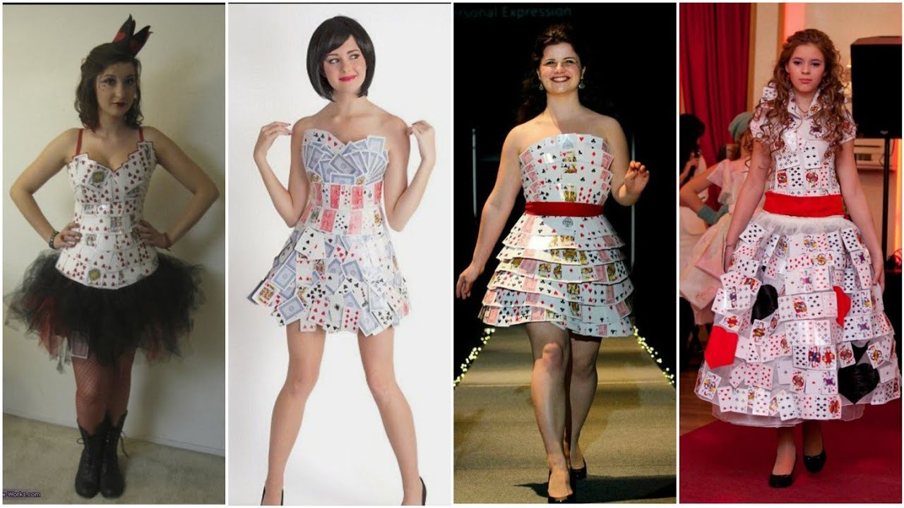 #Casino Theme Party Ideas#Playing Card Dress Designs For Kitty Party#