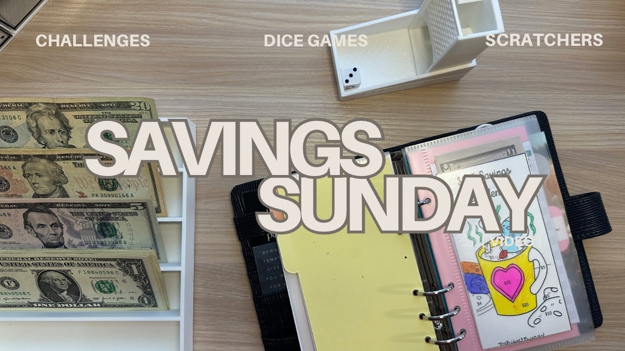 Savings Challenge Sunday | Cash Stuffing | Money Games