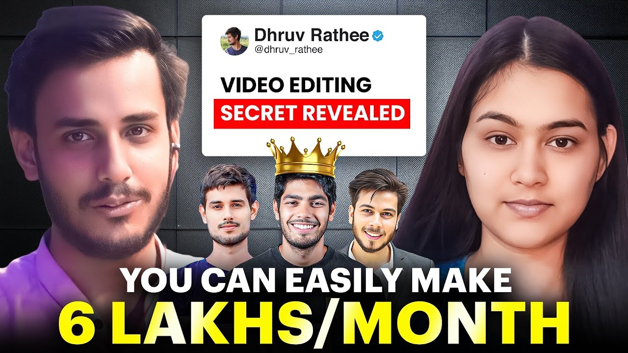 You Can Easily Make 6 LAKHS/MONTH as a video editor | Anchal Tiwari @PrakharEditz-yt