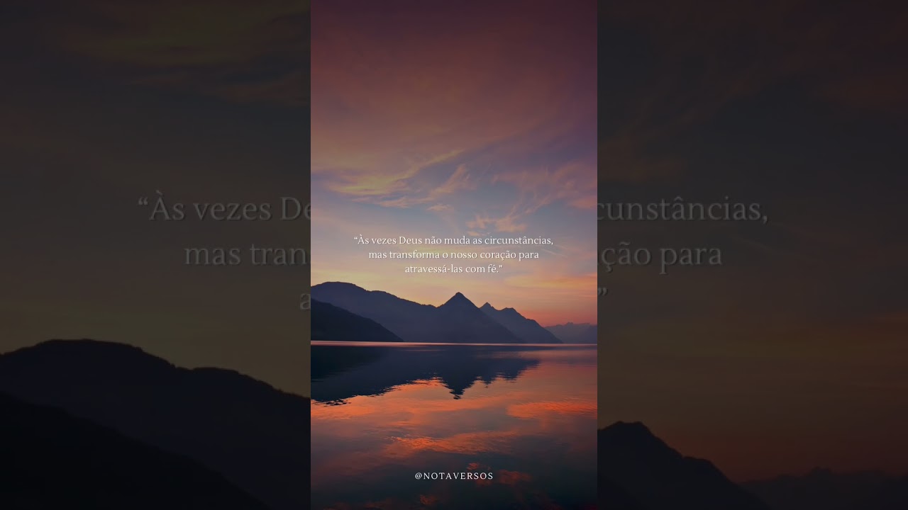 MUDAN&Ccedil;A INTERIOR: Deus te transforma para vencer. #shorts
