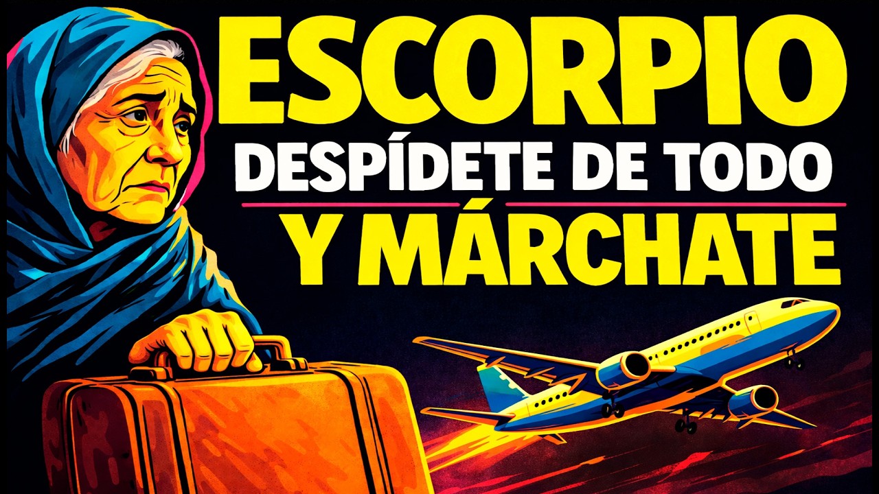 Escorpio 🔥 Prepara Las Maletas! 🧳🌍 ¡Un Viaje Inesperado Cambiará Tu Vida! ✈️💔 ¡Adiós Al Pasado