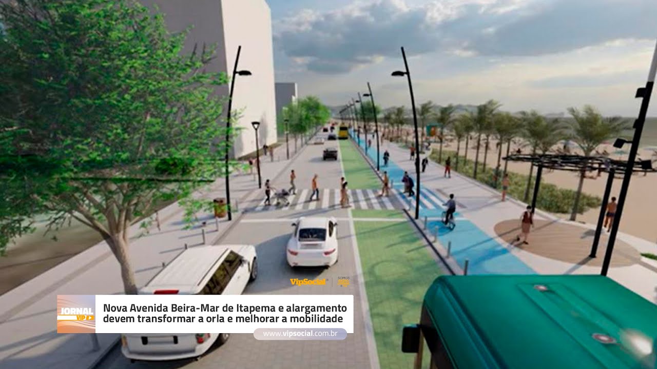 Nova Avenida Beira-Mar de Itapema e alargamento devem transformar a orla e melhorar a mobilidade