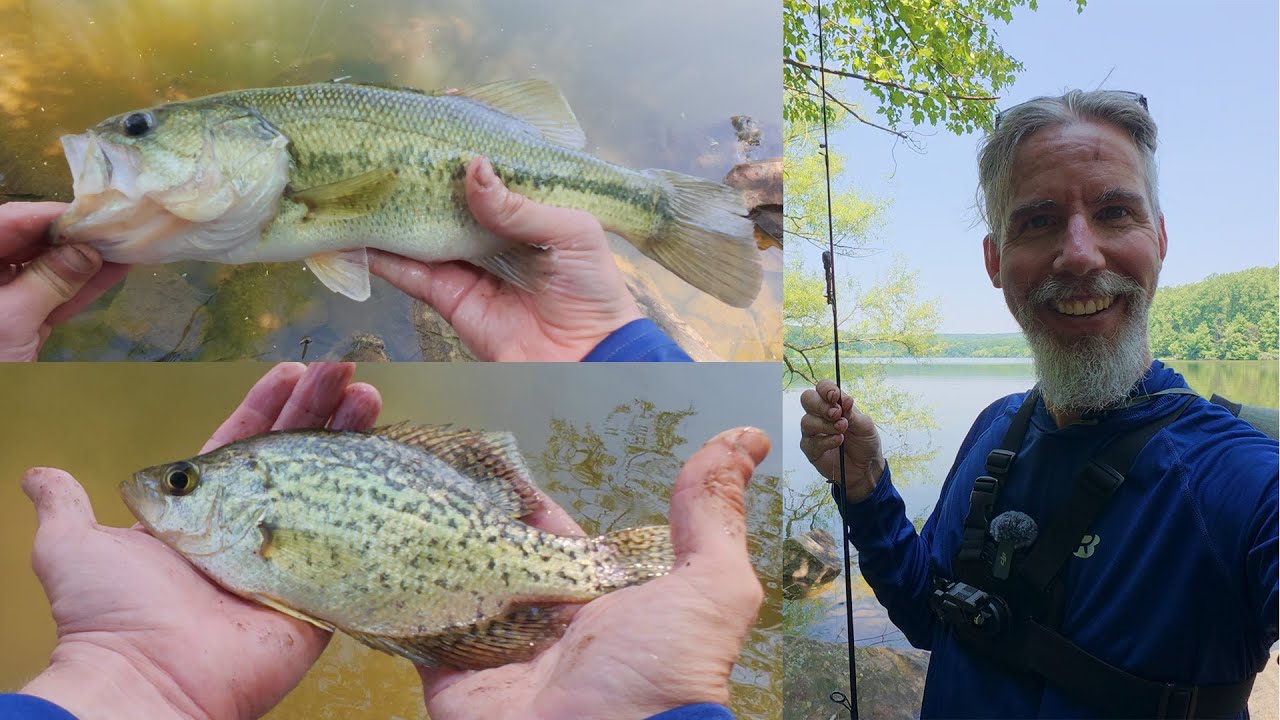 ASMR Fishing: Catching My First Bass, Crappie, and Blue Gill | Chambers Lake, Pennsylvania