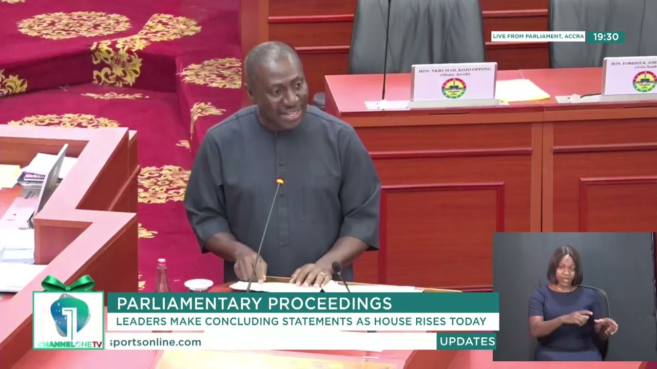 Afenyo Markin: You Can Remove the CJ, But Not the Minority Leader as ECOWAS MP | Full Speech