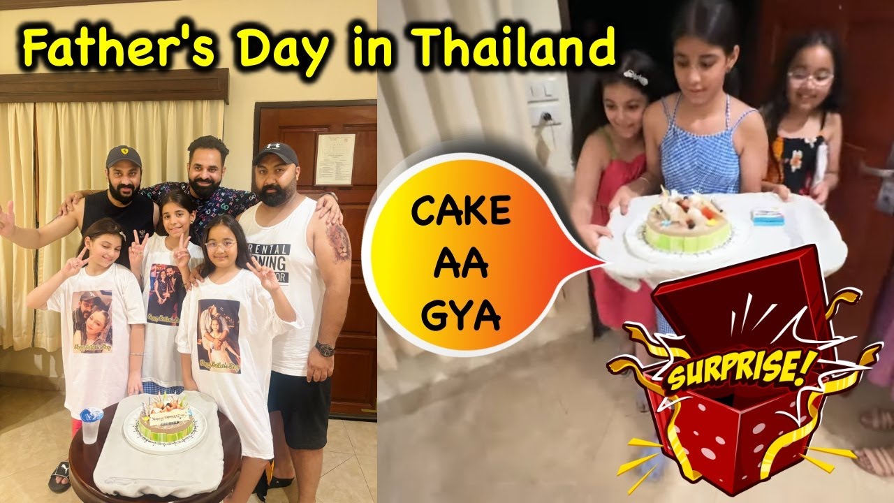 Father's Day Surprise | Thailand with Family 😍 Ep. 4