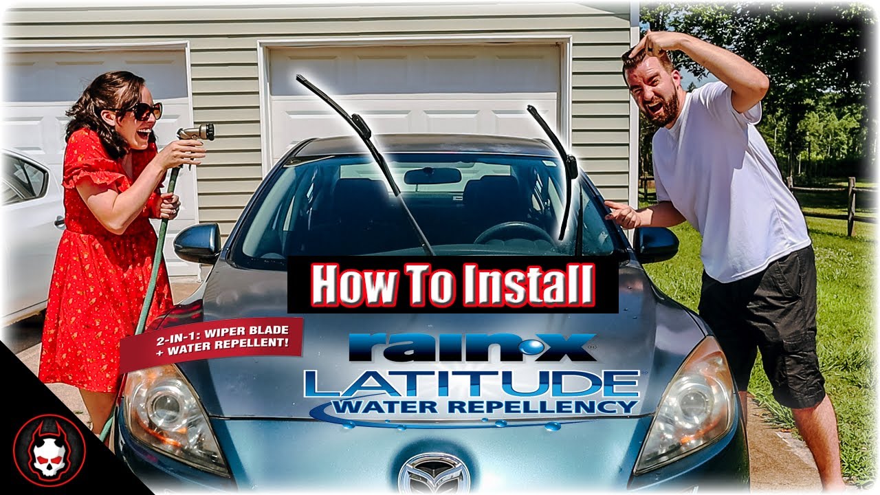 [ЛЕГКО] Как установить дворники Rain X Latitude | Большой J-образный крюк | Mazda 3 2010 года