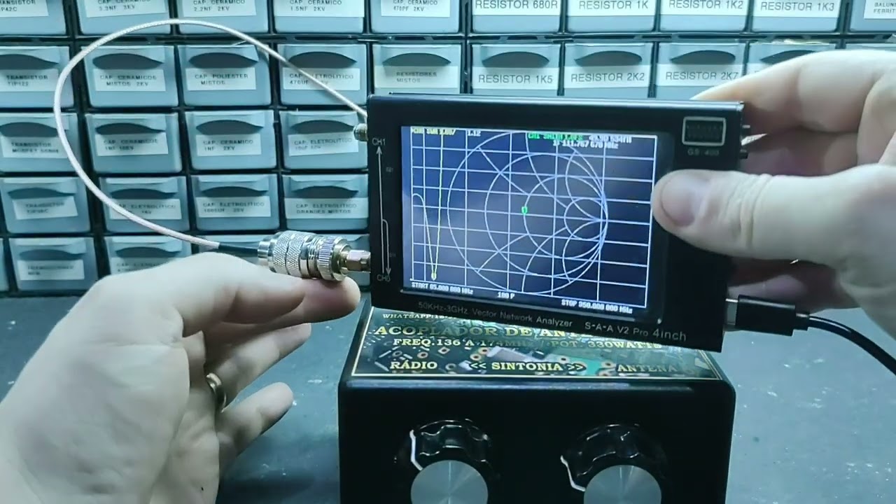 TESTES NOS ACOPLADORES DE VHF / HF E PX
