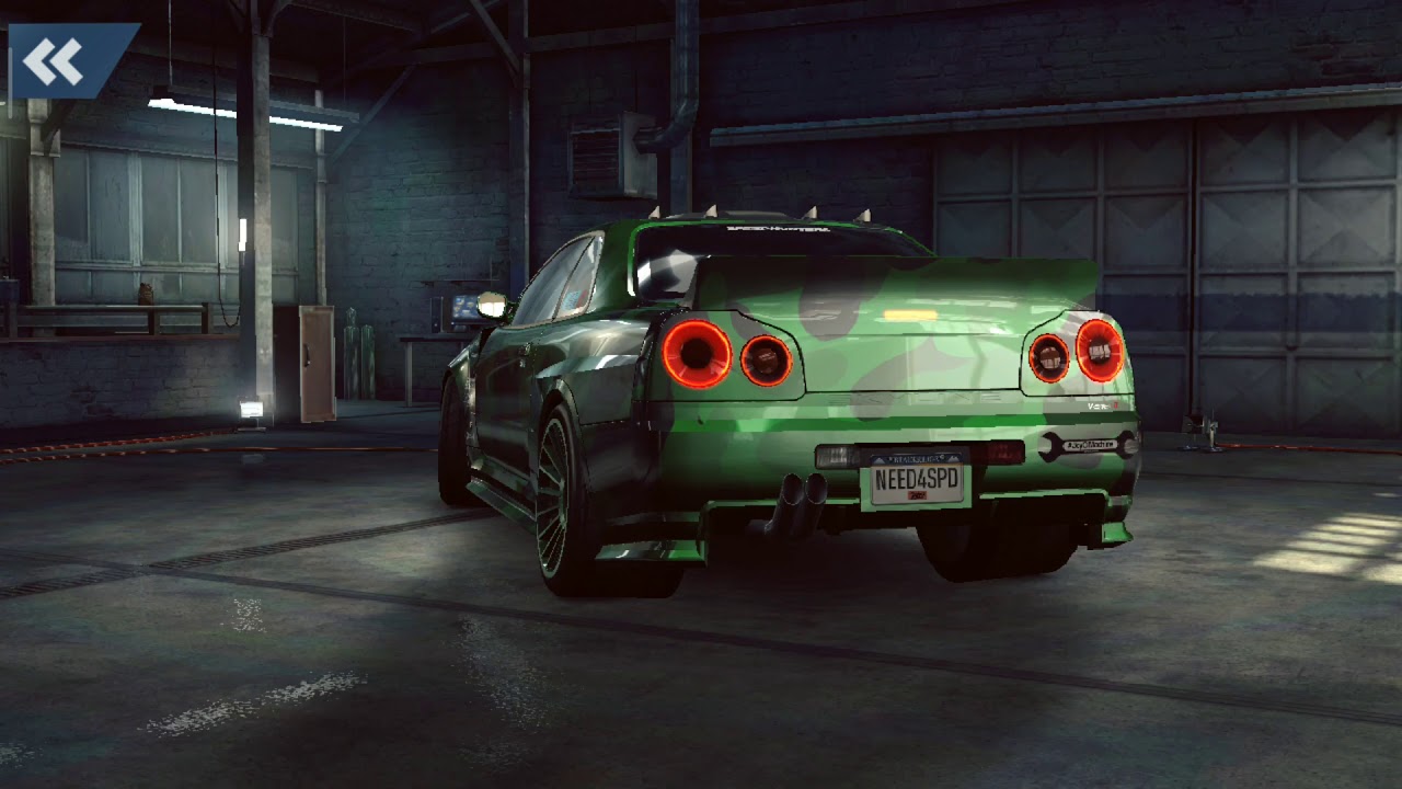 Nissan Skyline GT-R BNR34 need for speed car