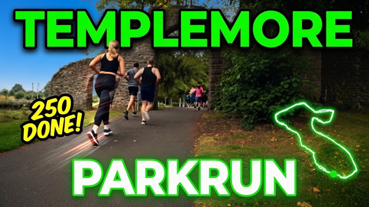 Dublin 2 Templemore Train Journey & parkrun Milestone at Templemore parkrun - full course + details