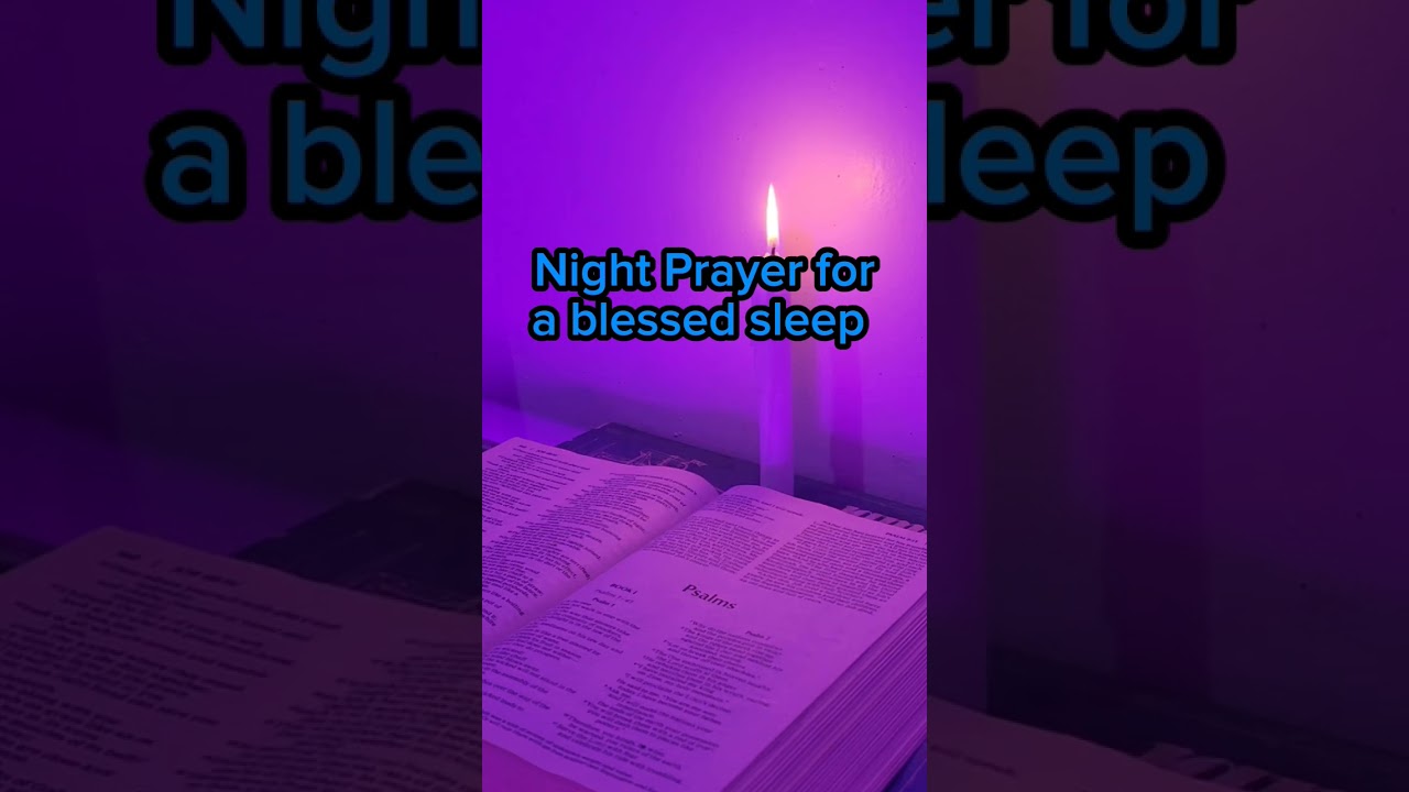 Night Prayer for blessed sleep #nightprayer #prayer #amen