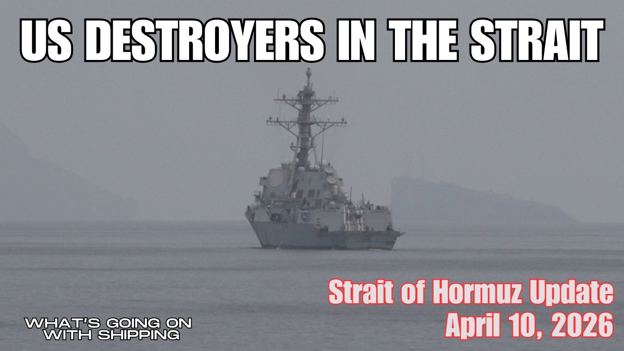 US Destroyers Enter Persian Gulf - Strait Still Open? | Plus, Empty Supertankers Heading to the US