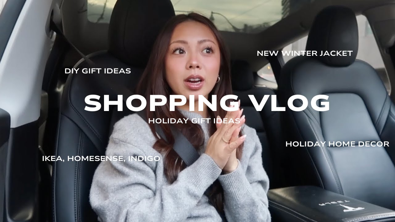 SHOPPING VLOG | Holiday Shopping, DIY Gift Ideas, New Home Items