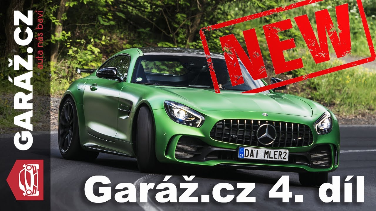 GARÁŽ.cz 01x04: Mercedes AMG GTR, závody DTM, Volvo V90 Crosscountry a Seat Ibiza