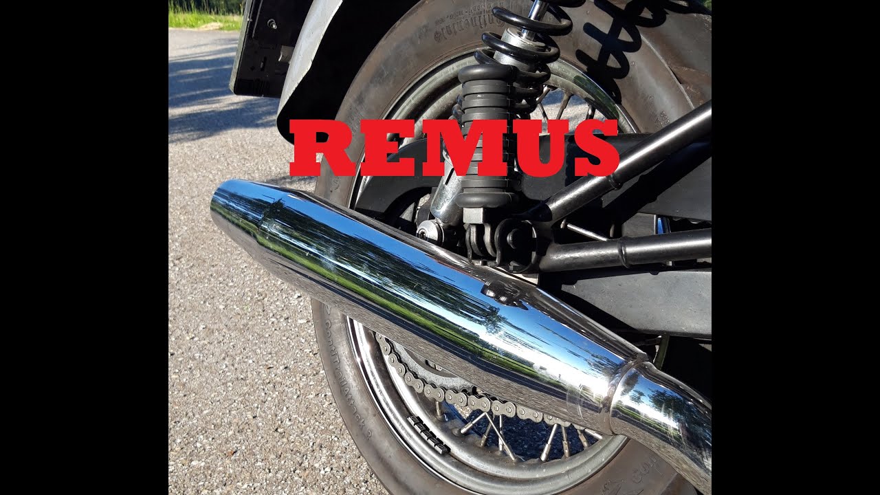 Triumph Bonneville T100 - Remus Sound Baffle comparsion