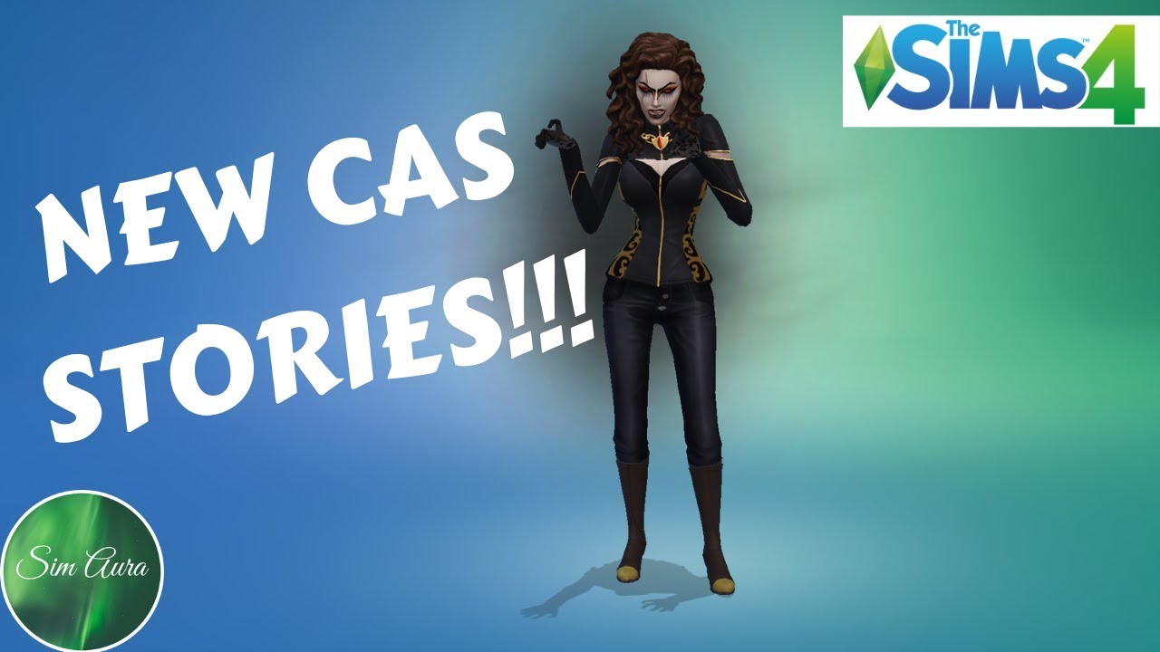Sims 4 UPDATE - CAS STORIES?!