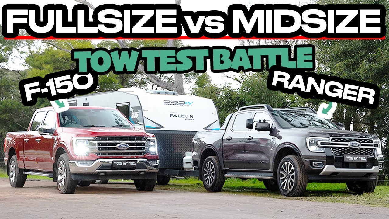 Do you REALLY need a big ute to tow? (Ford Ranger vs Ford F-150 tow test)