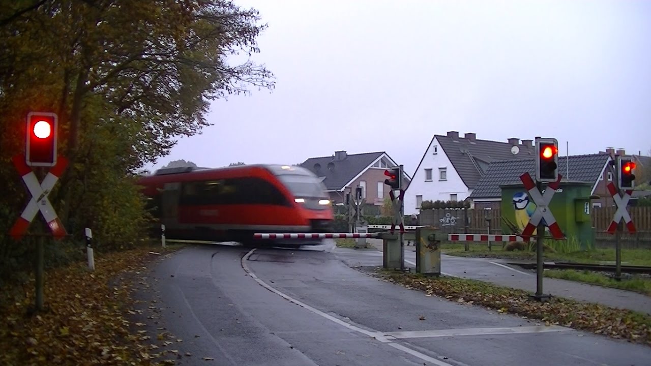 Spoorwegovergang Dülmen (D) // Railroad crossing // Bahnübergang