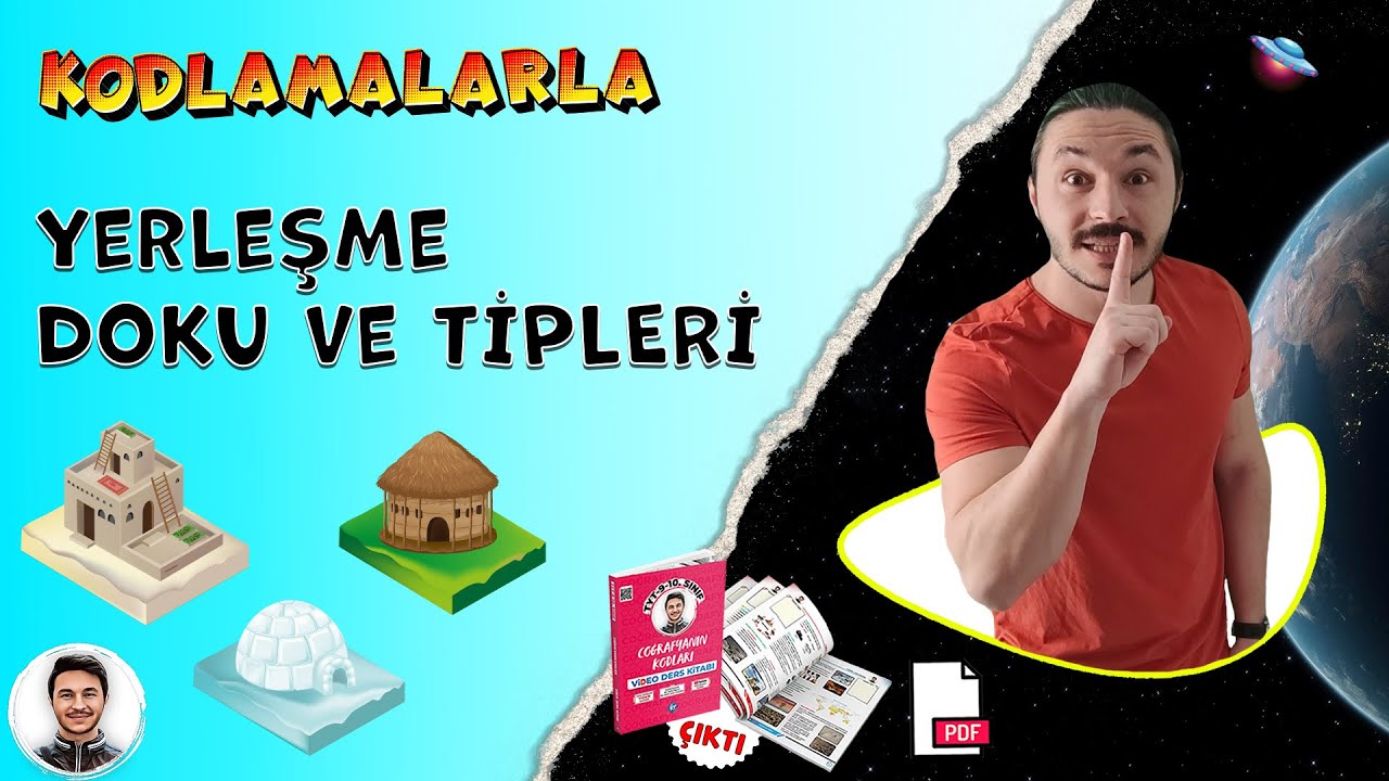 9.sınıf coğrafya 🌎 YERLEŞME DOKU ve Tipleri , Tyt coğrafya Mesken Tipleri 📂 PDF