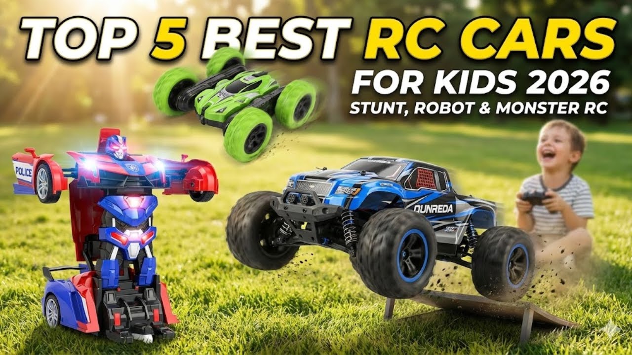 Top 5 Best RC Cars for Kids 2026 – Stunt Cars, Police Robots & High-Speed Monster RC