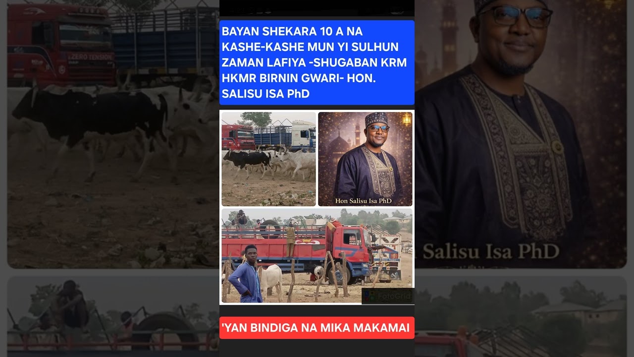 MUN SAMA ZAMAN LAFIYA 95% A BIRNIN GWARI SHUGABAN KRM HKM ALH.SALISU ISA 
