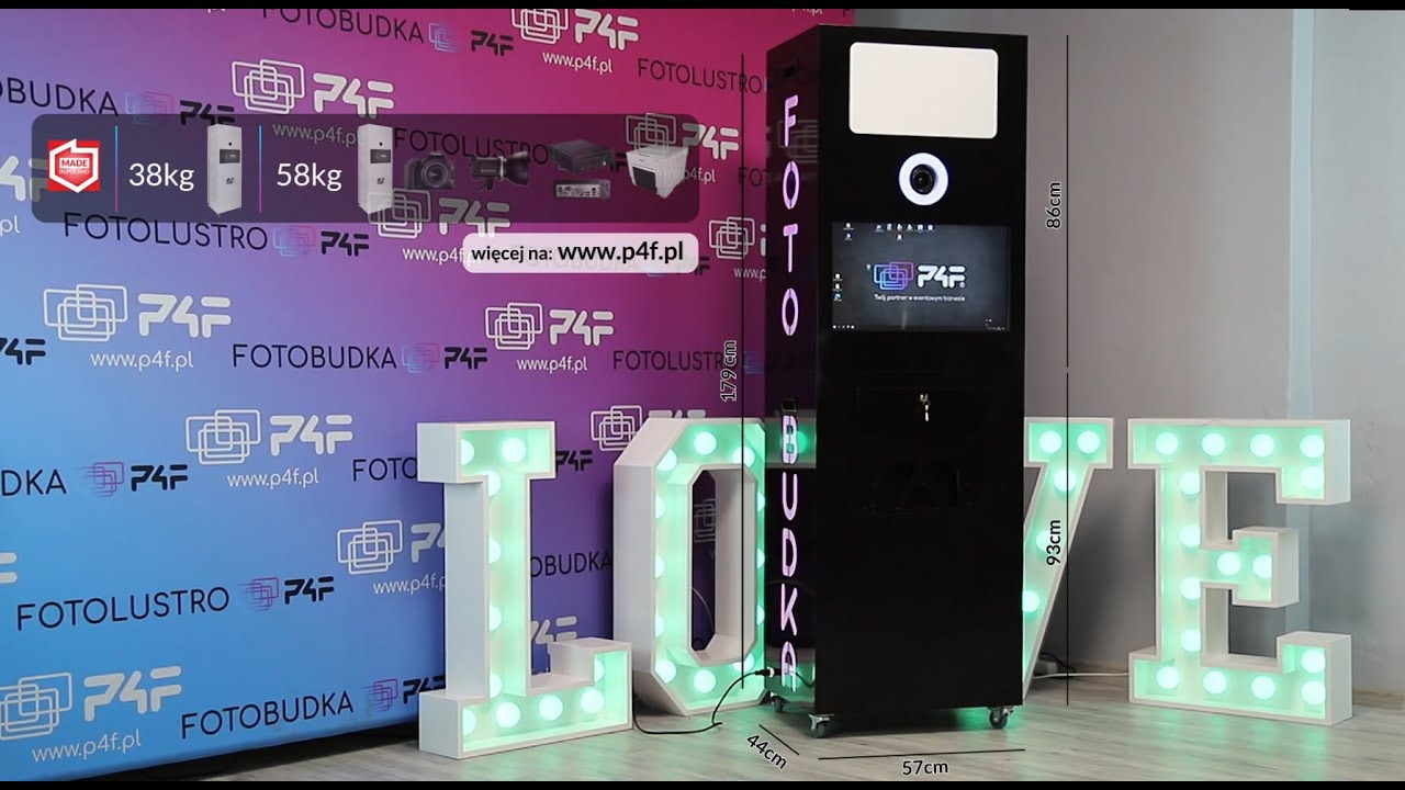 Fotobudka P4F LED ALU 22 Photo Booth
