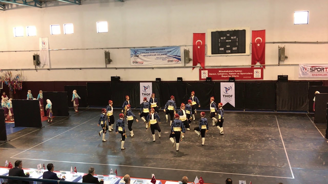 Isparta Mustafa Kaçıkoç Anadolu Lisesi Halk Oyunları Topluluğu2018 Thof Bölge Yarışması