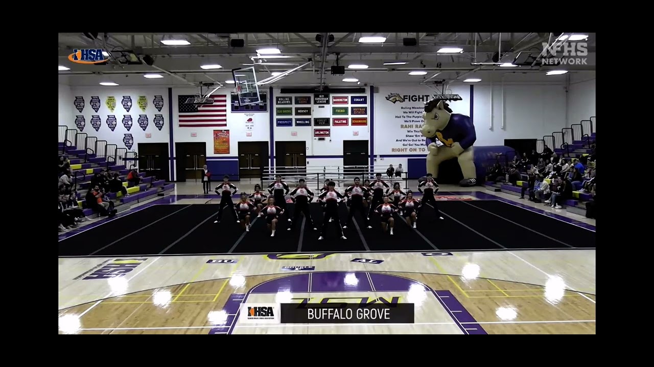 Buffalo Grove CoED Cheer@ Rolling Meadows Sectionals 2024