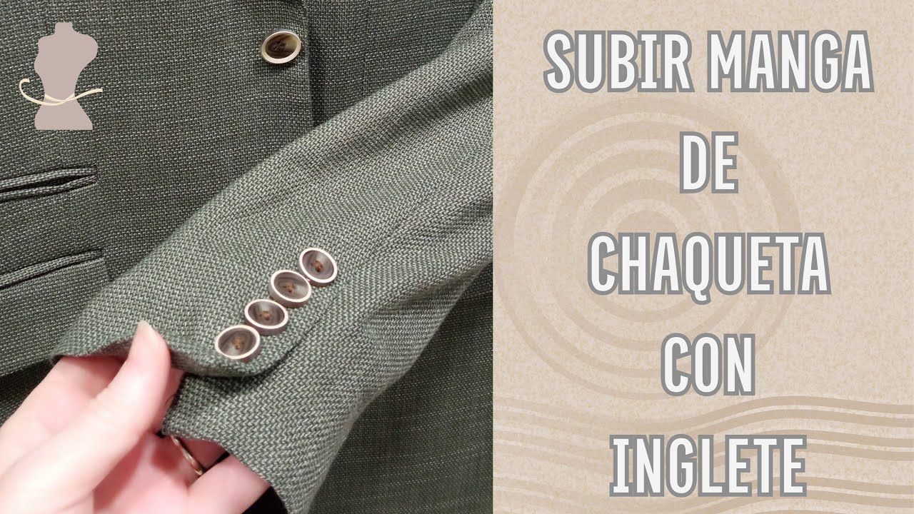 Cómo Subir la Manga de una Chaqueta con Inglete Fácilmente ✂️👗
