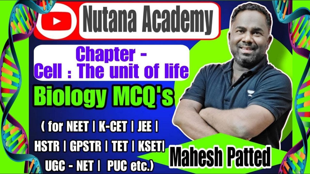 NEET PYQ'S | The CELL: Basic Unit | NEET Biology I MAHESH PATTED SIR