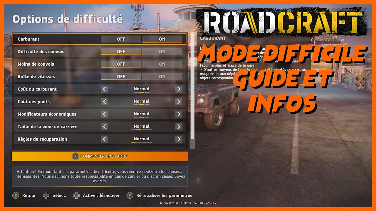 Guide et infos pour le mode 