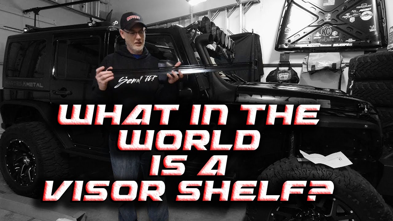 DIABOLICAL INC JEEP WRANGLER VISOR SHELF - DO YOU NEED ONE?