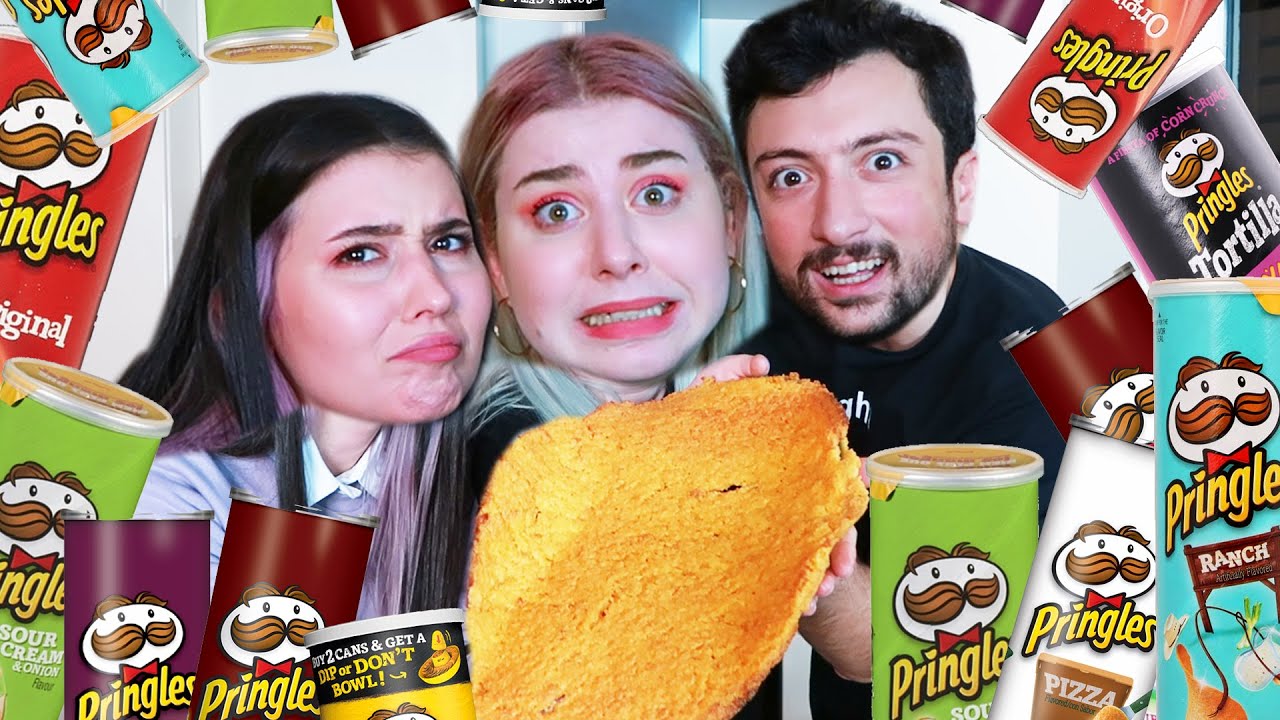 MARKETTEKİ TÜM PRINGLES 'LARI KARIŞTIRIP DEV PRINGLES YAPTIK! w/ @mervant @MerveKutlu @turgutekim1
