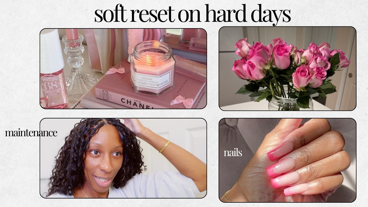 SOFT GIRL DIARIES: Soft Girl Self-Care + Beauty Maintenance | New Boho Braids, Nails & Pedicure