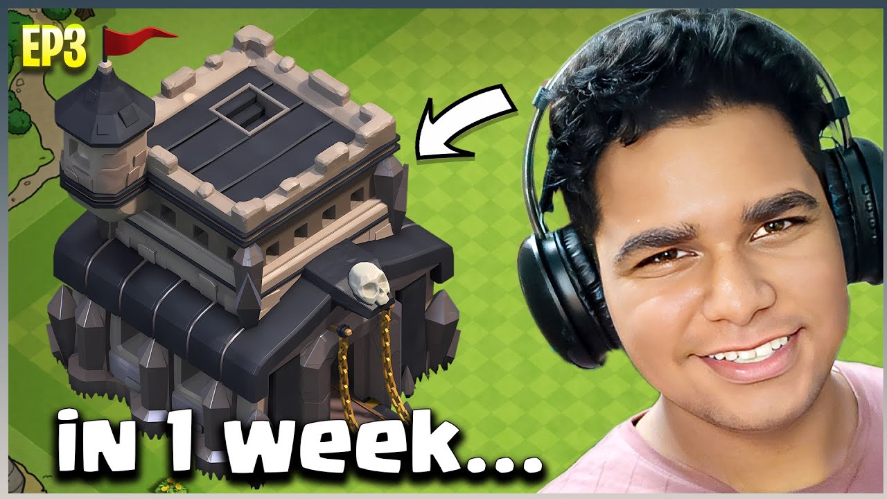 I Rushed Directly to TH9 in 7 Days | Clash of Clans TH1&ndash;TH17 Strategic Rush Challenge | Season 1 Ep3