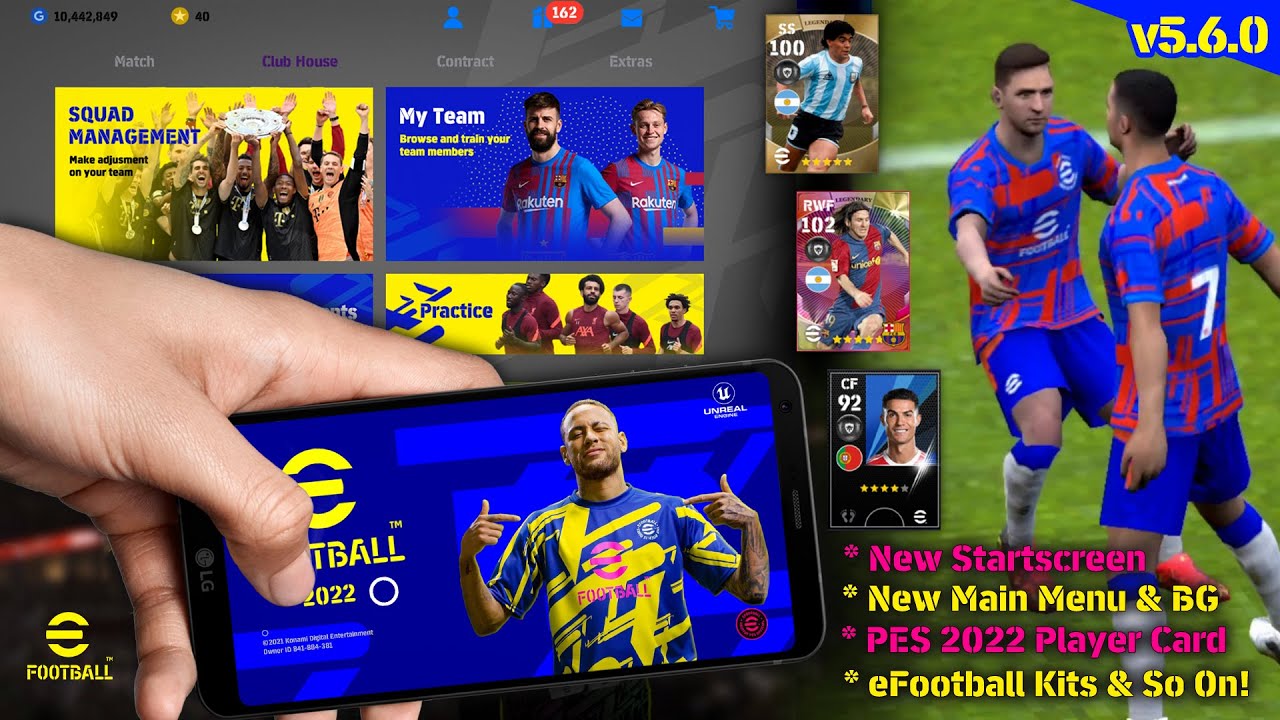 PES 2022 Exclusive Patch for PES 2021 Mobile V5.6.0 | Prottoy Pes Official