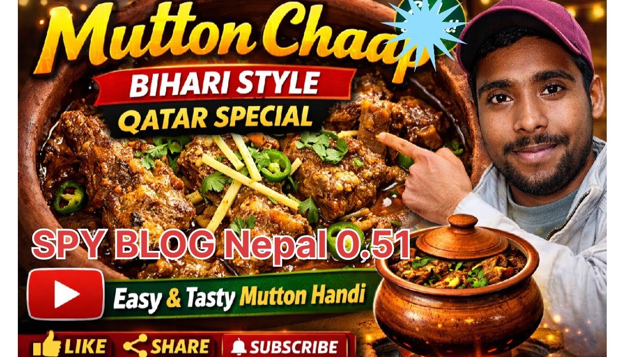 Mutton Chaap Recipe | Mutton Handi Bihari Style | Qatar Special Mutton Handi | Easy & Tasty Mutton 