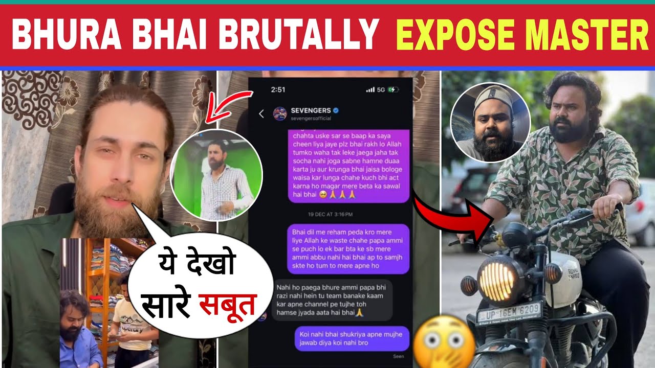 Bhura bhai Brutally Expose Sevengers Master Ji 😱 | 7 Sevengers Controversy Letest Update and News 