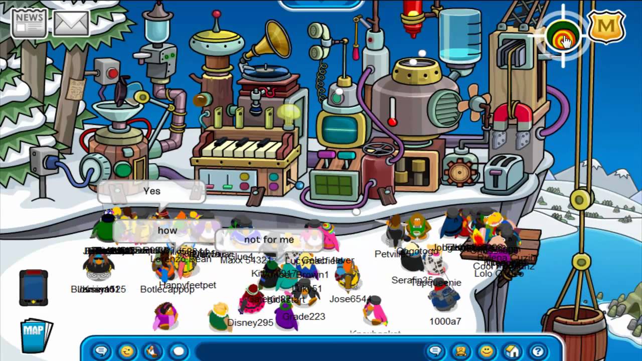 Club Penguin Wilderness Expedition Walkthrough & Brown Puffle
