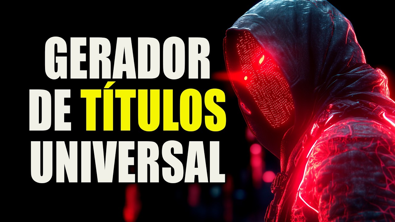 Gerador de TÍTULOS UNIVERSAL — A ferramenta que faz o YouTube te RECOMENDAR