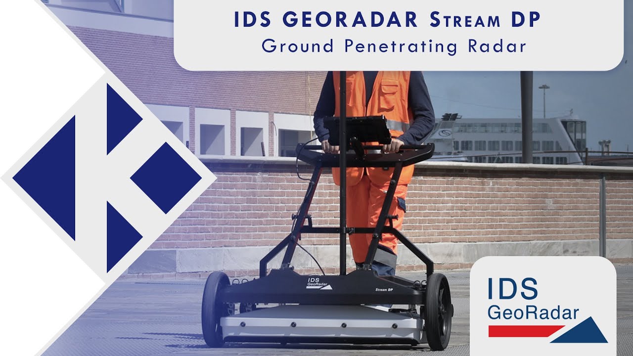 IDS Georadar | Stream DP - Multichannel GPR Array Solution for real-time 3D mapping underground