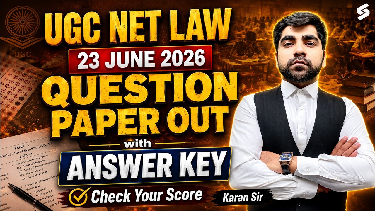UGC NET Law Paper Analysis 2026 | UGC NET Law Memory Based Questions | UGC NET Law Paper Analysis