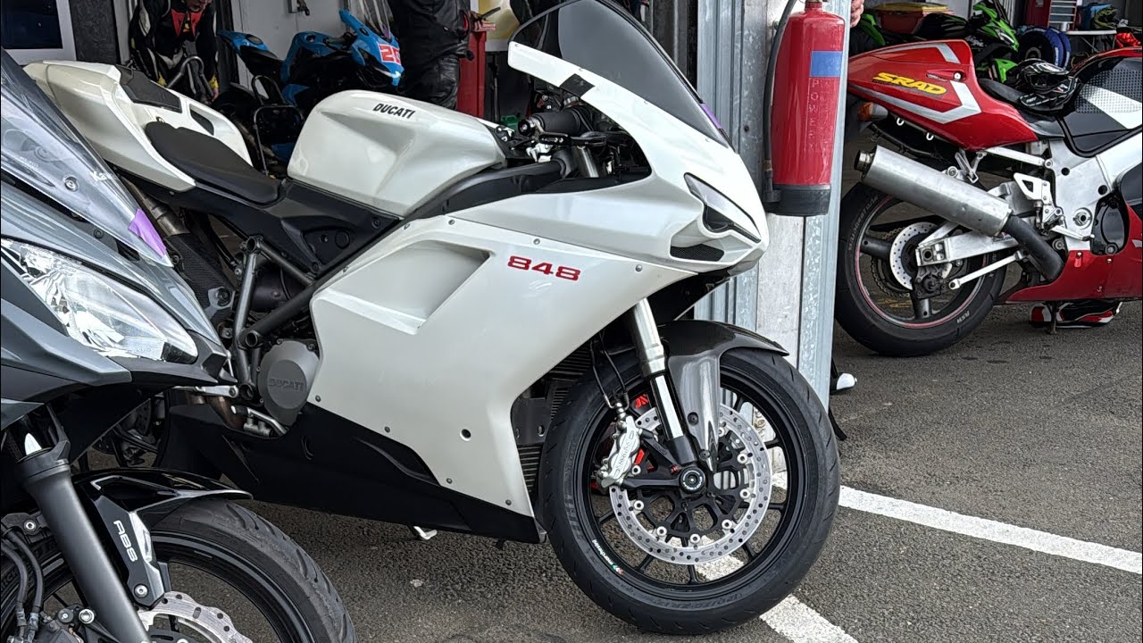 Ducati 848 Knockhill track day 28/04/25