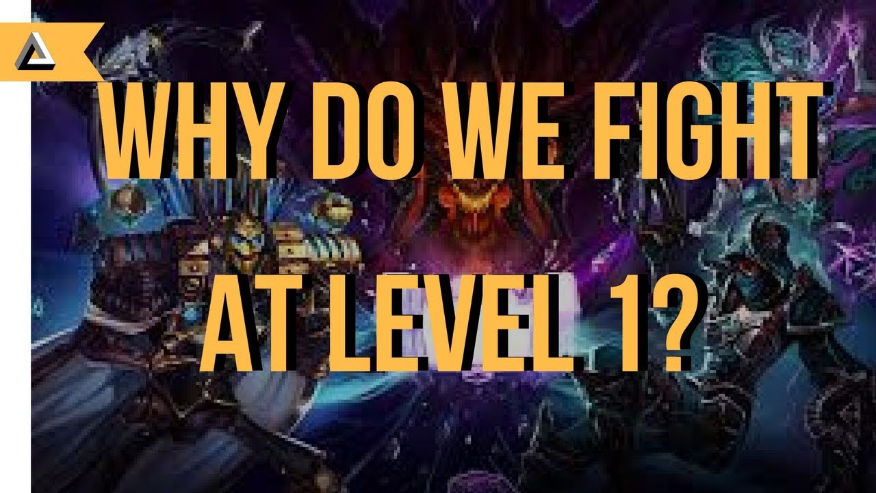 Why do we fight mid at level 1 and how do we abuse it?