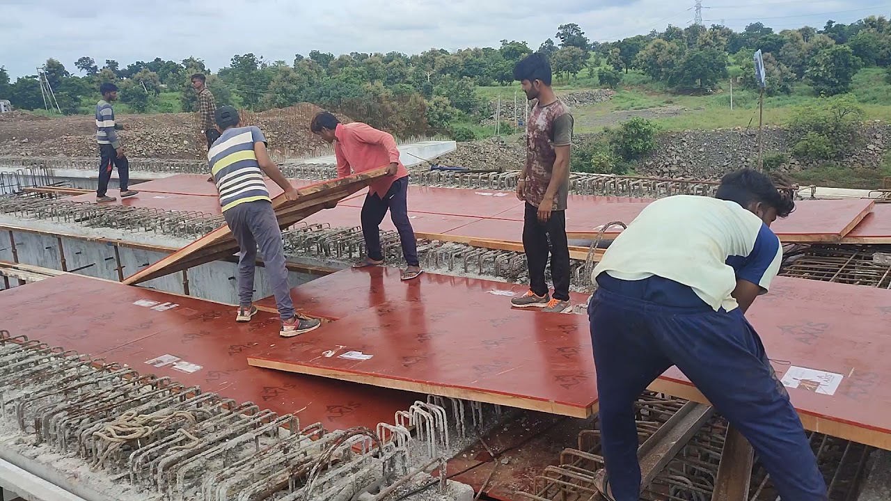 Deck slab Plywood shuttering/ major bridge/ viaduct /samruddhi mahamarg