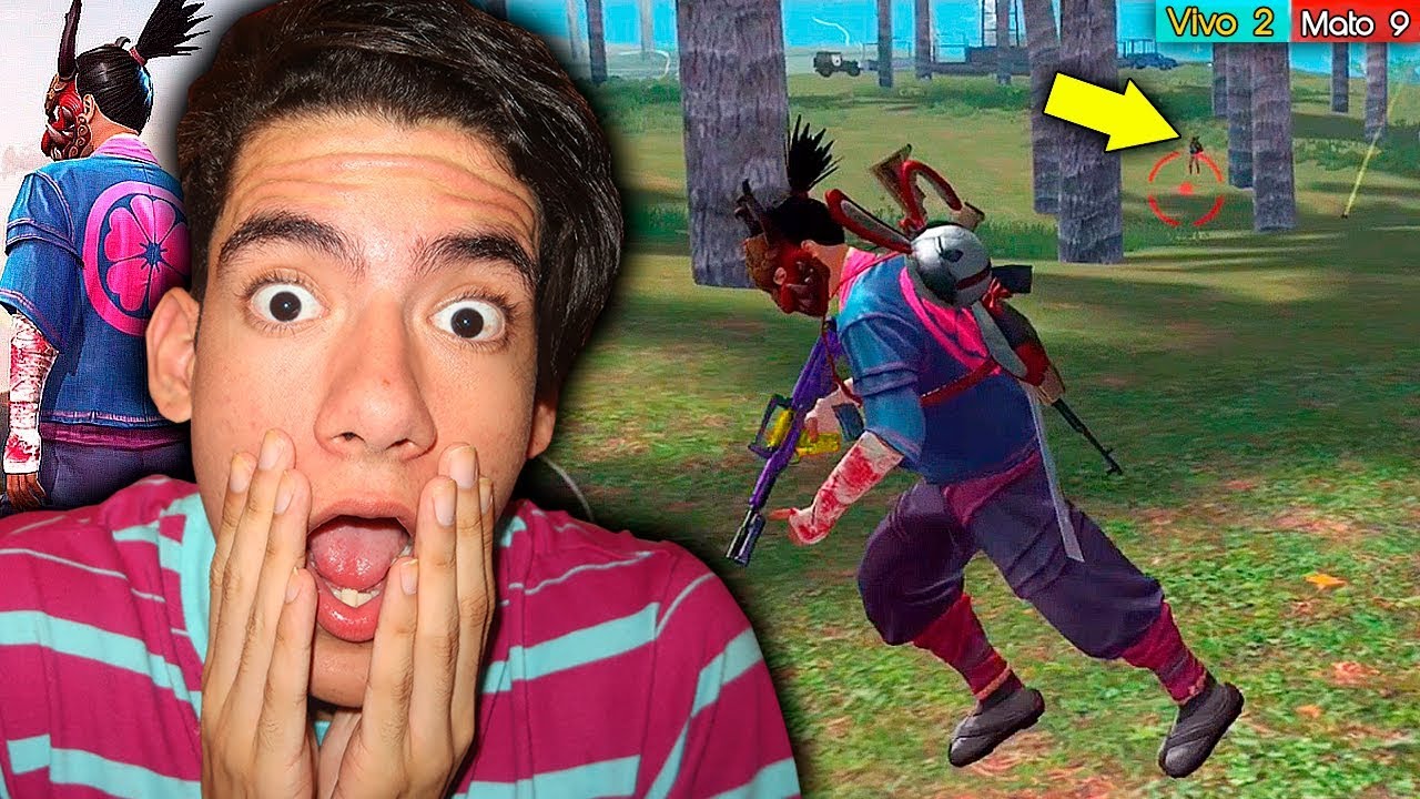 CONSIGO EL MEJOR SKIN DE FREE FIRE *SAMURAI* Y ME SACO UNA PARTIDA ULTRA EPICA | TheDonato